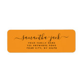 Custom Handwritten Stylish Elegant Return Address (Vorne)