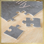 Custom Hanging Christmas Baubles Kupfer Grau - Puzzle