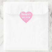 Custom Hangover Helper Wedding Erholung Kit Herz-Aufkleber (Tasche)