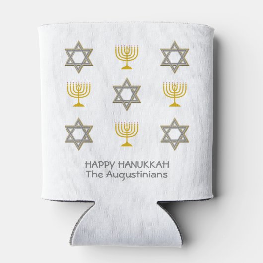 Custom Hanukkah Dosenkühler (Rückseite)