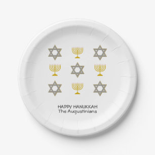 Custom Hanukkah Pappteller