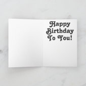 Custom Happy 30. Geburtstag Zuckerkarte Karte (Innenseite)