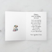 Custom Happy 3. Geburtstag Herzlichen Glückwunsch, Karte (Innenseite)