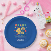 Custom Happy 4. Geburtstag Party Pappteller (Party)
