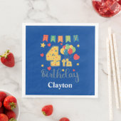 Custom Happy 4. Geburtstag Party Serviette (Beispiel)