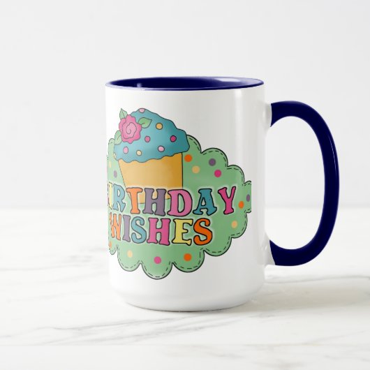 Custom Happy Birthday #2 Geschenkidee Tasse (Rechts)