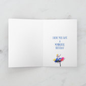 Custom Happy Birthday ALICE card Karte (Innenseite)