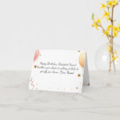 Custom Happy Birthday Card Personalisiert Gruß Karte (Gelbe Blume)