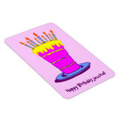 Custom Happy Birthday Gigant Cake Art Magnet (Rechte Seite)
