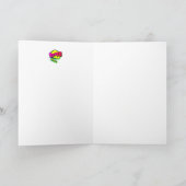 Custom HAPPY BIRTHDAY HERO Comic Style Pop Art Fun Karte (Innenseite)