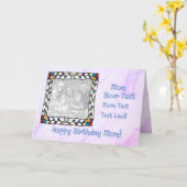 Custom Happy Birthday Mama Karte (Gelbe Blume)