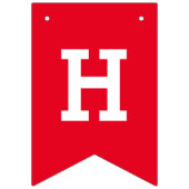 Custom Happy Birthday Party Bunting Banner Flags (Zweite Fahne)