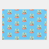 Custom Happy Birthday Pirate Adventure Geschenkpapier Set (Vorderseite 2)