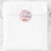 Custom Happy Birthday Stickers (Tasche)