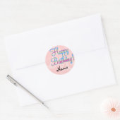 Custom Happy Birthday Stickers (Umschlag)