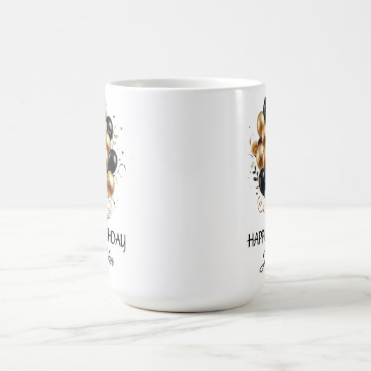 Custom Happy Birthday Tasse, Geschenk für sie oder Kaffeetasse (Mittel)
