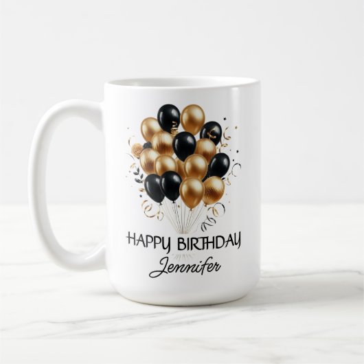 Custom Happy Birthday Tasse, Geschenk für sie oder Kaffeetasse (Links)