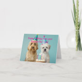 Custom Happy Birthday von Ihrem Lieblings-Pelz-Kin Karte (Vorderseite)