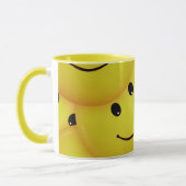Custom Happy Face Tasse (Links)