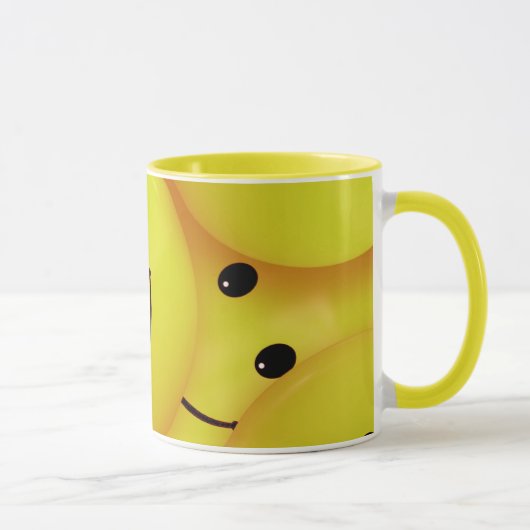 Custom Happy Face Tasse (Rechts)