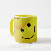Custom Happy Face Tasse (Vorderseite Links)