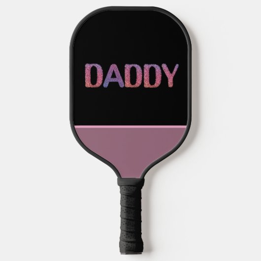 Custom Happy First Vathers Day Pickleball Paddel Schläger (Vorderseite)
