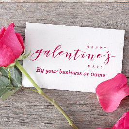 Custom Happy Galentine's Day Quote Typografie Gummistempel