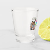 Custom Happy Geburtstag Oma Foto Collage Rosa Schnapsglas (Links)