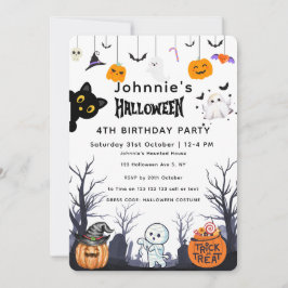 Custom Happy Halloween Geburtstag Einladung