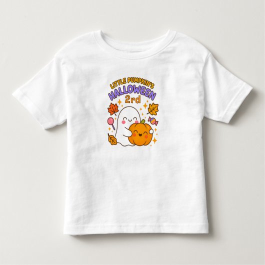 Custom Happy Halloween Kids T - Shirt (Vorderseite)