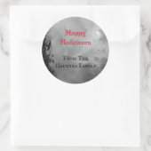Custom Happy Halloween Vollmond und Raven Sticker (Tasche)
