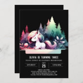 Custom Happy Horse Birthday Einladung (Vorne/Hinten)