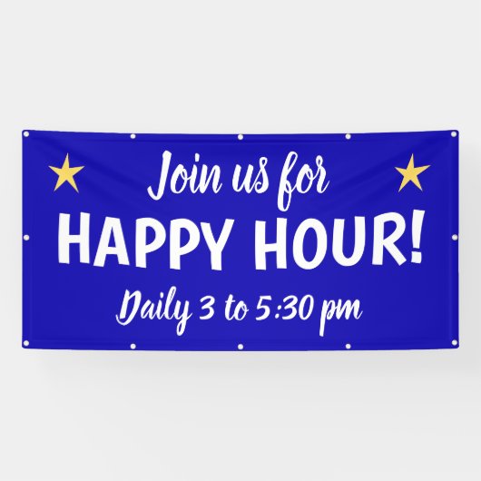 Custom Happy Hour Banner (Horizontal)