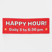 Custom Happy Hour Banner (Horizontal)