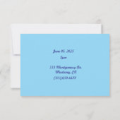 Custom Happy Mom Baby Dusche Einladungen (Rückseite)