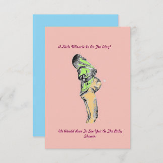 Custom Happy Mom Baby Dusche Einladungen