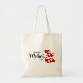 Custom Happy Mother's Day Hearts Tote Bag Tragetasche (Vorne)