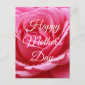 Custom Happy Mütter Tag Rose Blume Postkarte (Vorderseite)