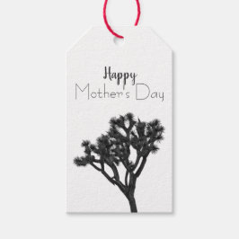Custom Happy Mutter's Day Joshua Tree B&W Geschenkanhänger