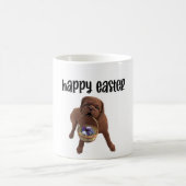 Custom Happy Oaster Dog Tasse (Mittel)