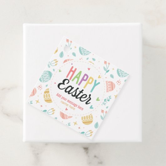 CUSTOM Happy Oaster Liebe - Pastel Happel Spring Geschenkanhänger (Beispiel)