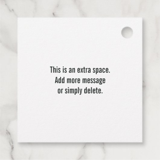 CUSTOM Happy Oaster Liebe - Pastel Happel Spring Geschenkanhänger (Rückseite)