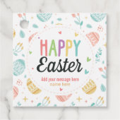 CUSTOM Happy Oaster Liebe - Pastel Happel Spring Geschenkanhänger (Vorderseite)