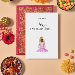 custom, happy rakhi, rakshabandhan, festival, feiertagskarte