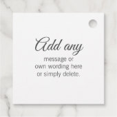 CUSTOM Happy St Patrick's Day Geschenkanhänger (Rückseite)