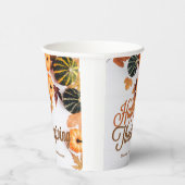 Custom Happy Thanksgiving Fall Company Dinner Pappbecher (Rechts)