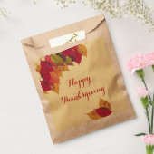 Custom Happy Thanksgiving farbenfrohe Herbstlaube Geschenktütchen (Versiegelt)