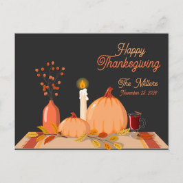 Custom Happy Thanksgiving Feiertagspostkarte