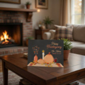 Custom Happy Thanksgiving Feiertagspostkarte