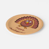 Custom Happy Thanksgiving Paper Teller Türkei (Schrägansicht)